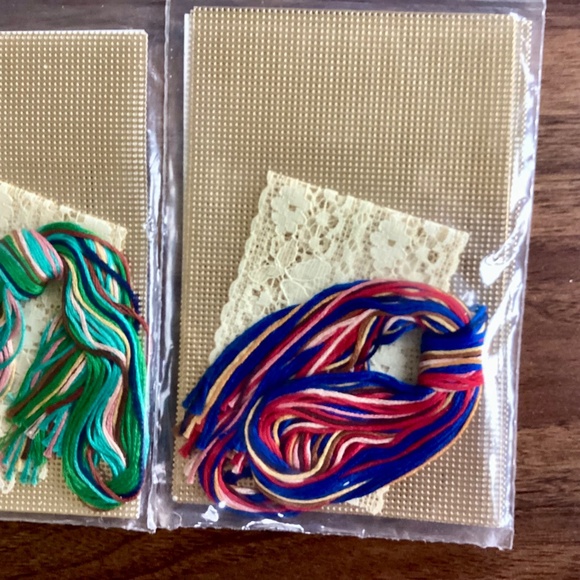 VTG Lot of 2 Willmaur Crafts Golden Angels Kits Cross Stitch Christmas Ornaments - Picture 8 of 11